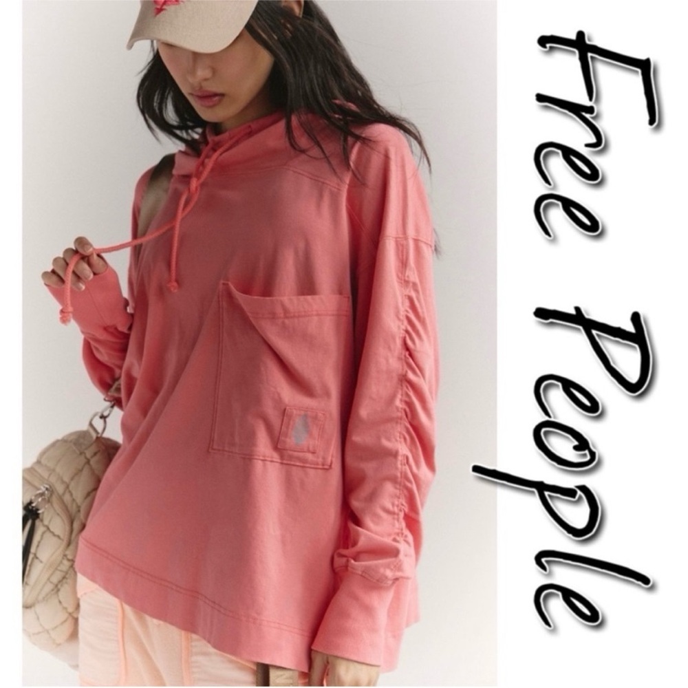 Free People Movement Hot Shot Hooded Layer NWT M